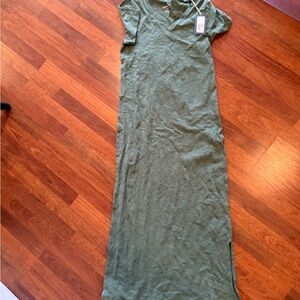 Target Tee shirt Green Maxi Dress